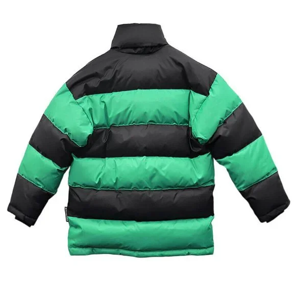 Balenciaga Down Jacket Striped Stripe Puffer Feather Jacket 44